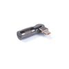 Адаптер Type C на Micro USB, алюминиевый, 4,8 см, вращающийся на 90 градусов, для смартфонов, передача данных 480 Мбит/с, 3 А, быстрая зарядка
