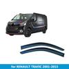 Ветровики для RENAULT TRAFIC 2001-2014: Дефлекторы боковых окон, Утолщенные для защиты от дождя