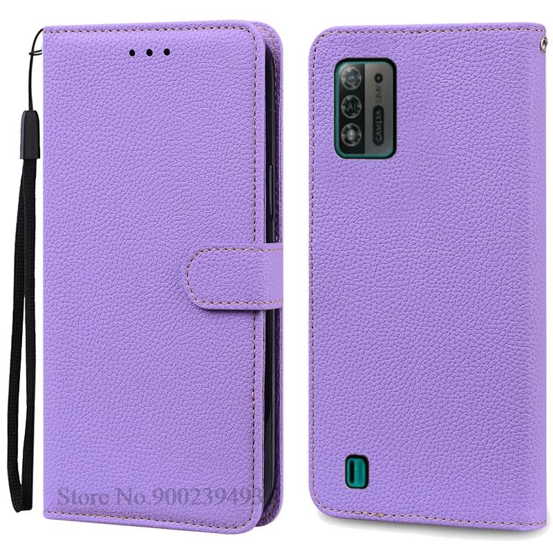 Чехол A52 Lite для ZTE Blade A52 Lite, мягкий силиконовый кожаный чехол-кошелек, чехол для ZTE Blade A52 Lite, чехол из ТПУ, задняя крышка Etui