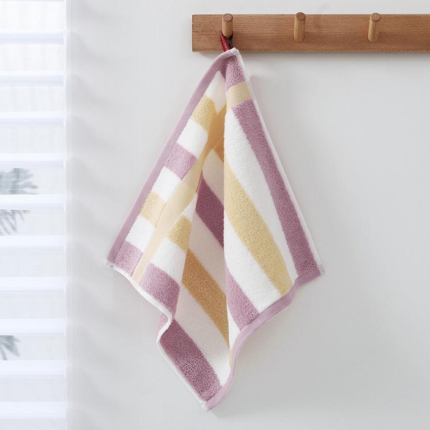 Радужное полосатое полотенце для рук 100% хлопок цветные полотенца для лица для взрослых детей прочное впитывающее кухонное полотенце для ванной комнаты 34x34 см