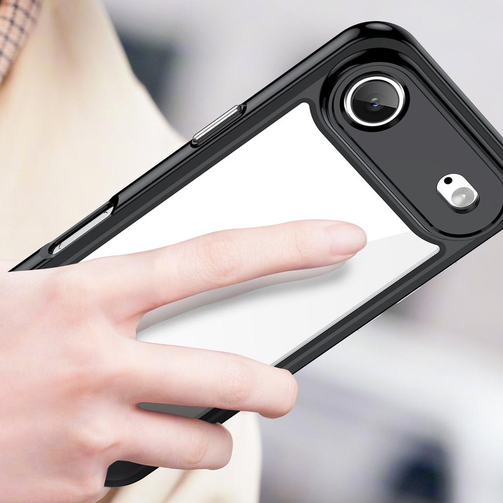 iPhone 17 Air Outer Space Case Cover - Black Transparent