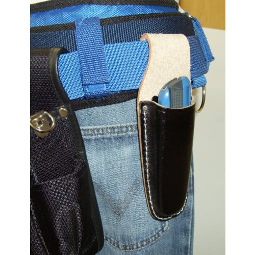 Kozuchi Black Split Leather Cutter Case, Embossed, SI-21