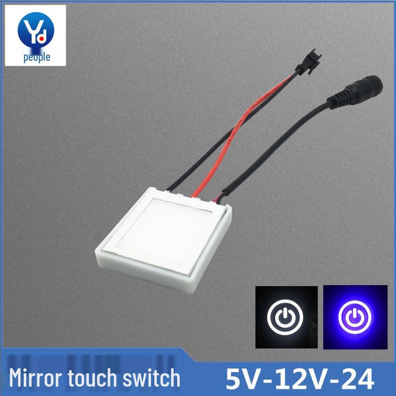 Умное LED-зеркало с функцией антизапотевания и сенсорным переключателем для ванной комнаты или туалетного столика