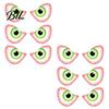Battery Operated Luminous Eyeballs 12/16Pcs Halloween 3D Lighted Eyes Decoration, Glowing Spooky Eye Wall Sticker, LED Illuminated Decor Light-Up for