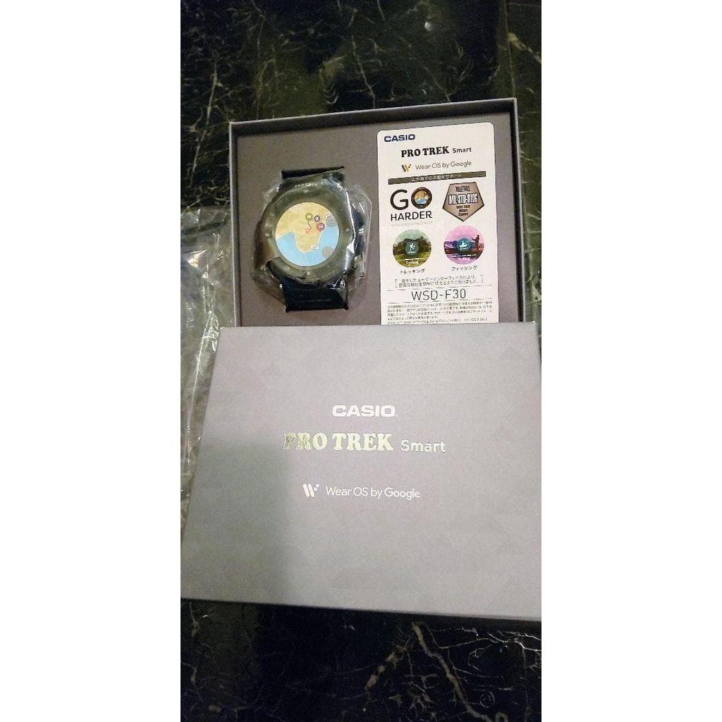 Used New CASIO PROTREK SmartWSD F30 Smartwatch