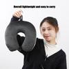 Подушка U-образной формы с эффектом памяти, толстая, эластичная, медленно отскакивающая, с подвесным кольцом, регулируемая подушка для шеи