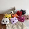 Fashion Princess Children's Mini Handbags Baby Girls PU Leather Small Shoulder Crossbody Bags Cute Cat Kids Coin Purse Wallet