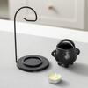 Multi-functional Aromatherapy Burner Decorative Handmade Essential Oil Burner with Iron Hook Ceramic Oil Diffuser Home Decor
