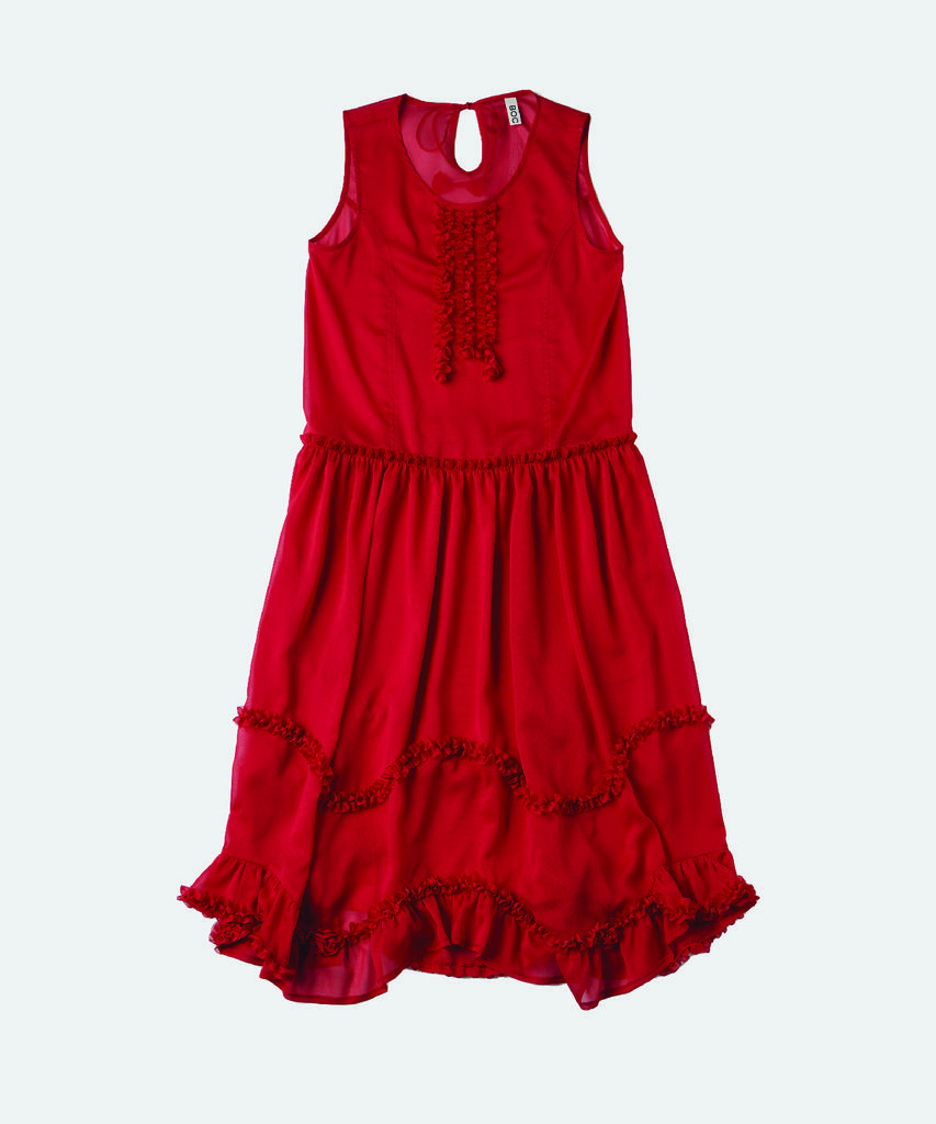 Bokbok Petal Dress - Red