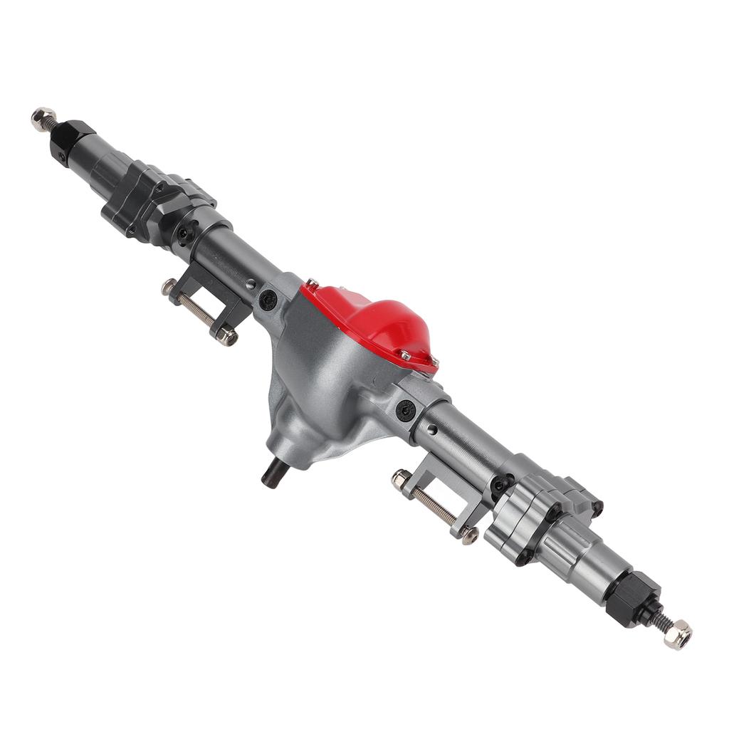 CNC Machined Metal RC Car Rear Portal Axle Set for Axial SCX10 1 10 RC Crawler Car PartsTitanium Color