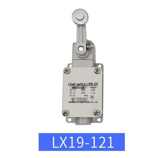 Aluminum Shell Automatic Reset Micro Limit Switch LX19-001 with One Normally Open and One Normally Closed Contact.