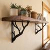 2Pcs Cast Iron Metal Shelf Brackets Tree Shaped Decorative Shelf Bracket  Home Decor
