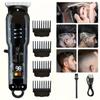 Electric, Hair Clipper, LED Display Screen, Rechargeable, Including Various Blade Accessories, Wireless Hair Clipper, Trimmer, Shaver