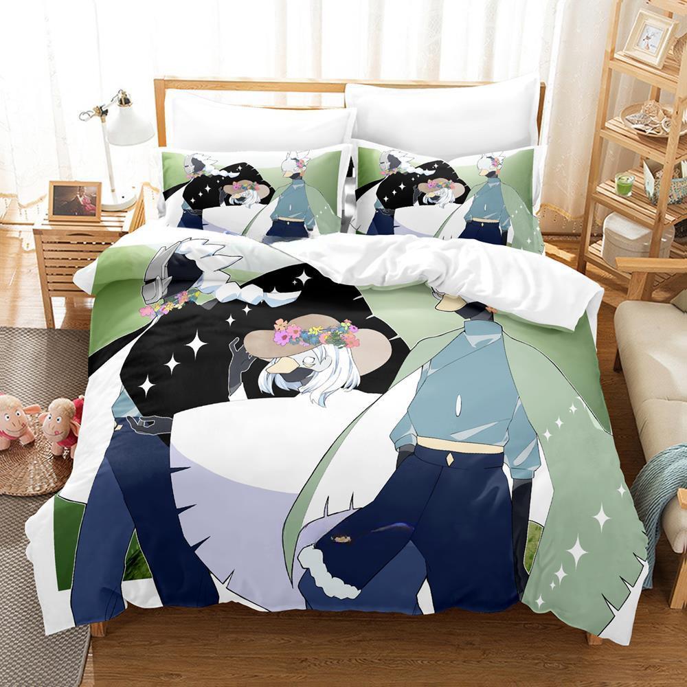 Игровой постельный комплект Sky Children of the Light Мультяшный Аниме трехпредметный комплект Взрослый Детский Спальня Пододеяльник Комплекты 3D Принт Каваии кровати