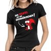 The Devil Is a Squirrel Sayings Fun Comedy Fun Ladies Girlie T-Shirt