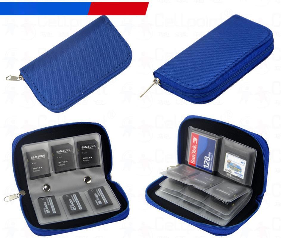 Memory Card Storage Bag Carrying Case Holder Wallet 22 Slots for Game Accessories Memory Card Box