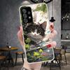 Мультяшный Милый Кот Рыба Эстетичный Мягкий Чехол Для Телефона Для Samsung Galaxy S22 S23 S24 S25 Edge S26 Ultra S20 FE S21 Plus + Fundas Coque
