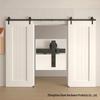 Система раздвижных треков для амбарных дверей J-типа в американском стиле