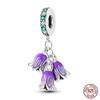 Fashion S925 Silver Colorful Butterfly Dragonfly Hummingbird Spring Series Charms Beads Fit  S925 Original Bracelet Jewelry