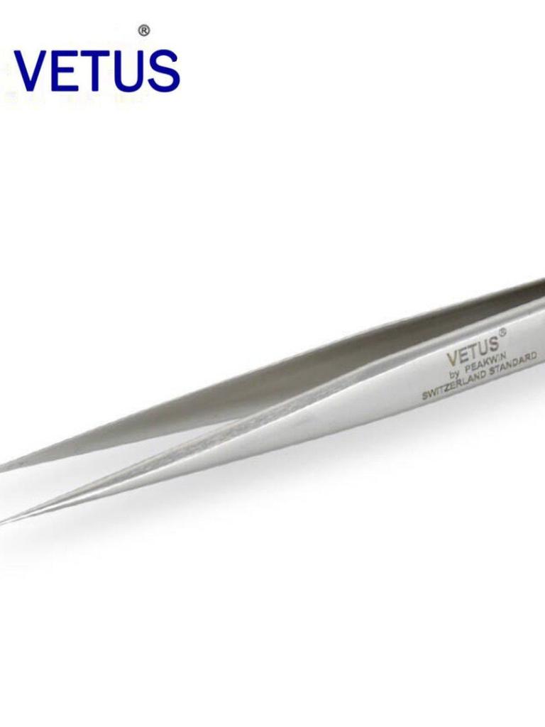 VETUS 00-SA High Precision Stainless Steel Non-Magnetic Acid-Resistant Multi-purpose Tweezers