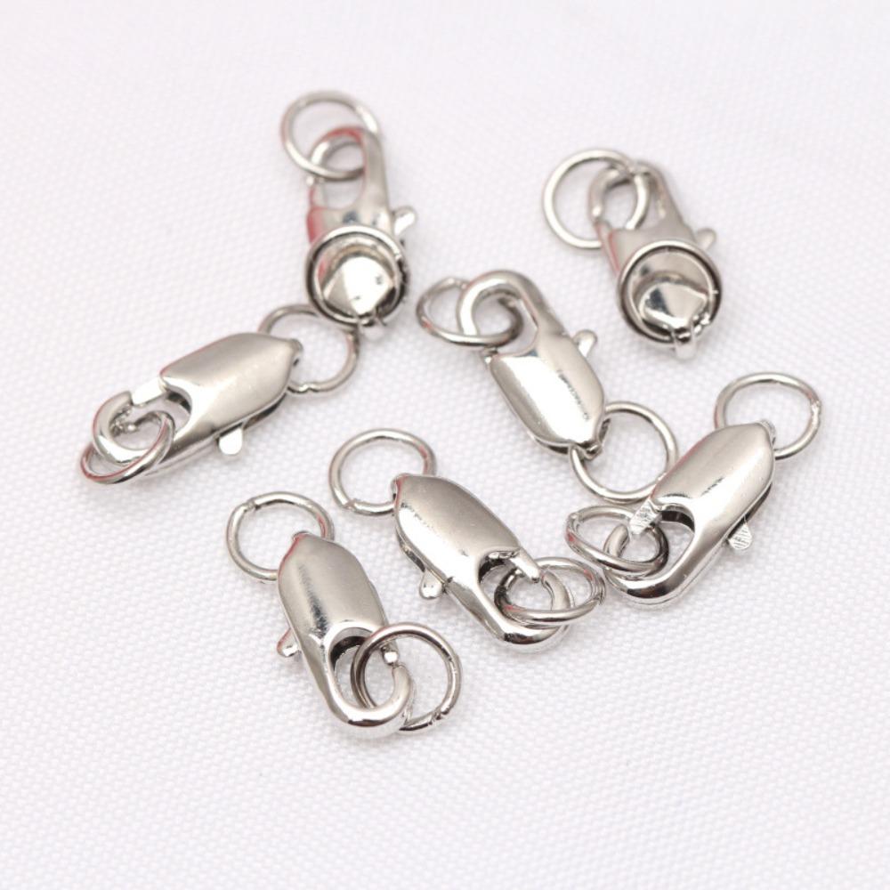 1 шт., застежка-лобстер «сделай сам», 14 К/18 К, пружинная пряжка, новые открытые кольца для прыжков, браслет, изготовление ювелирных изделий