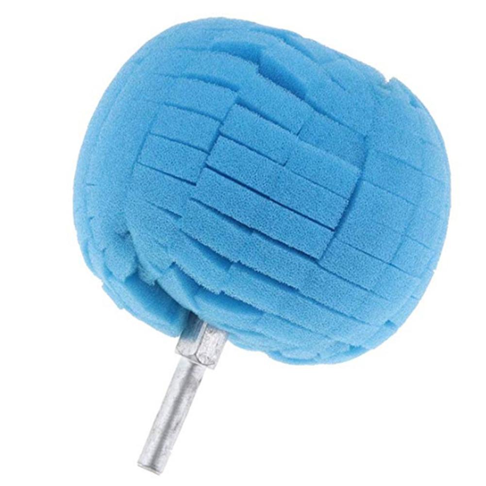 Car Polishing Pad Drill Ball Car Polisher Buffer Pad Detailed Scratch Polishing Shank Diameter 6mm for Automotive Tire Hub Care