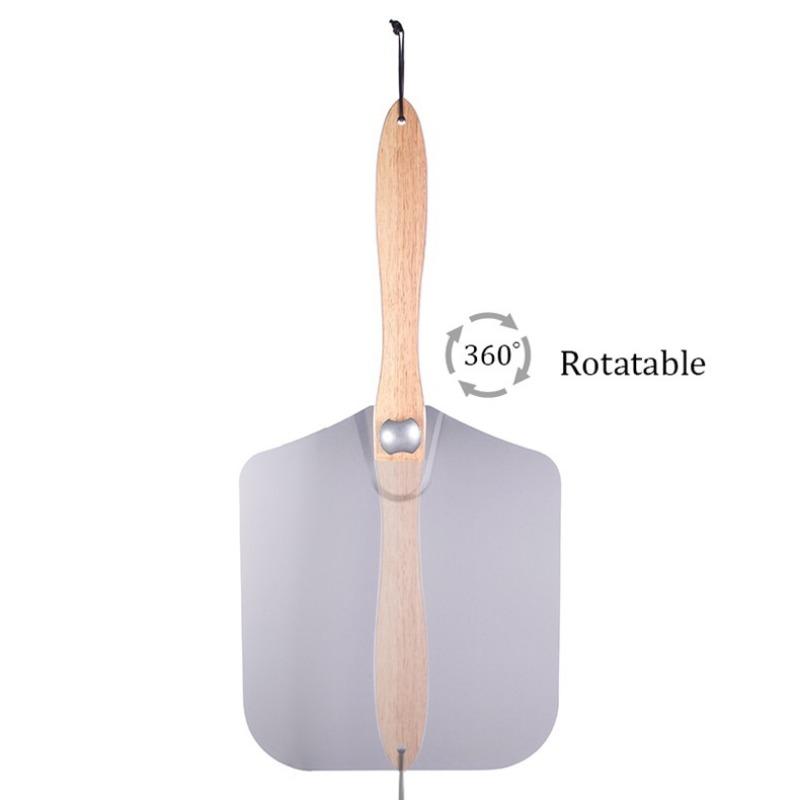 Алюминиевая лопатка для пиццы, пилка с длинной ручкой, аксессуары для кондитерских изделий, лопатка для пиццы, лопаточка для торта