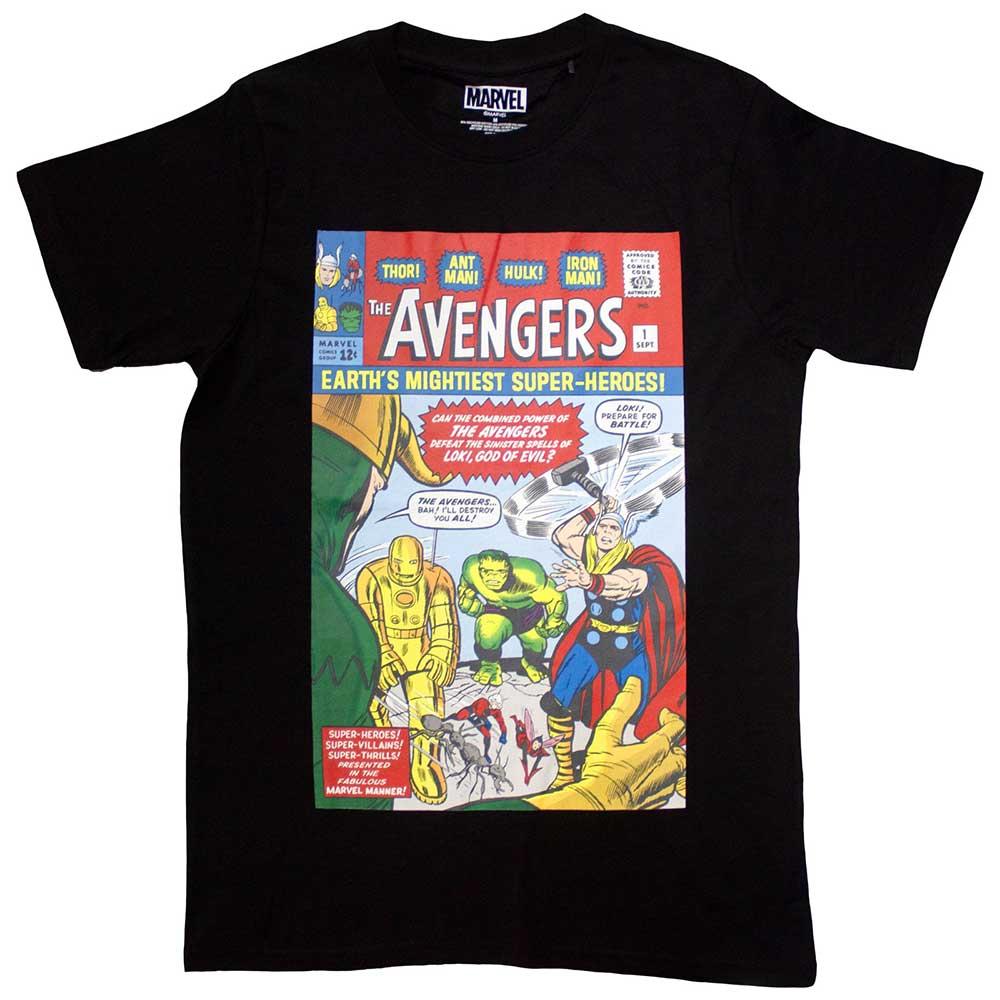 Marvel Comics Unisex Adult Earth´s Mightiest Comic Cover T-Shirt