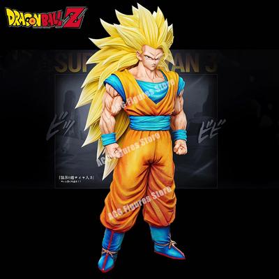 31,5 см/12,4 дюйма Фигурка Аниме Dragon Ball Супер Сайян 3 Гоку Фигурки Действия ПВХ Статуя Настольное Украшение Набор Модель Игрушки Подарки