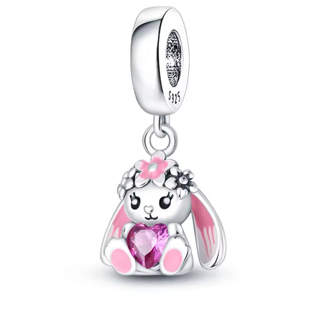 Autumnwinter New Copper Cute Dog Cat Monkey Little Rabbit Charm Pendant Beads Fit For Bracelets Necklaces Diy Fine Jewelry