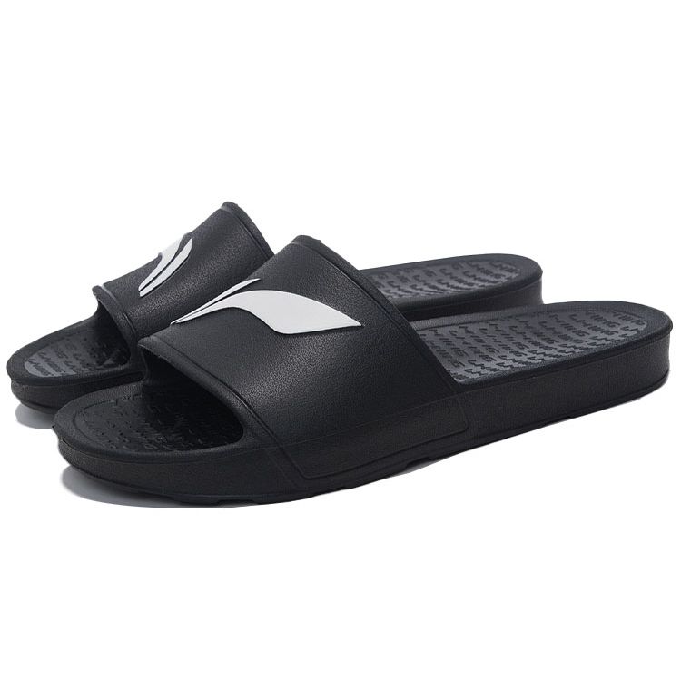 Li-Ning Versatile Casual Slip-On Sandals Unisex Footwear Black AYCS003-1