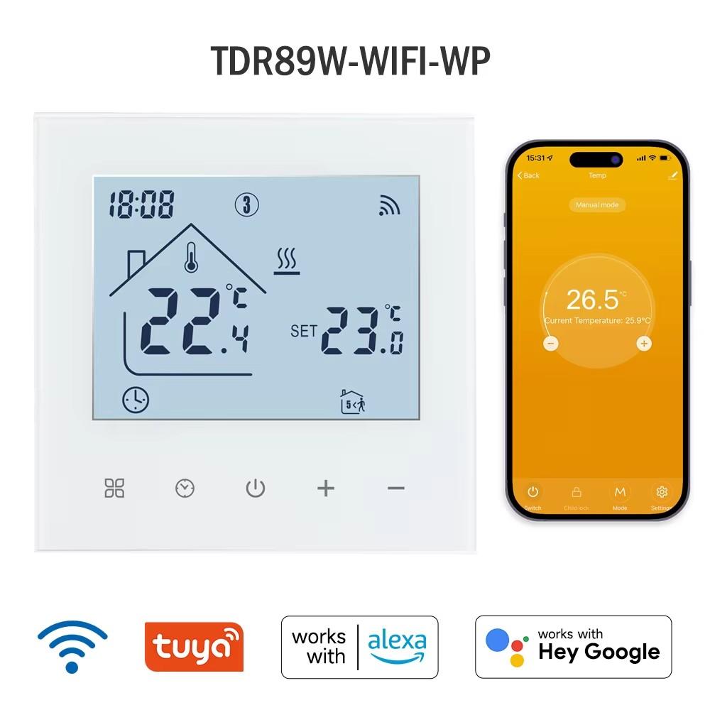 Beok Hub Controller Water Floor Zone Heating System Smart WIFI Thermostat Central Heating Controller Actuators for Gas Boiler