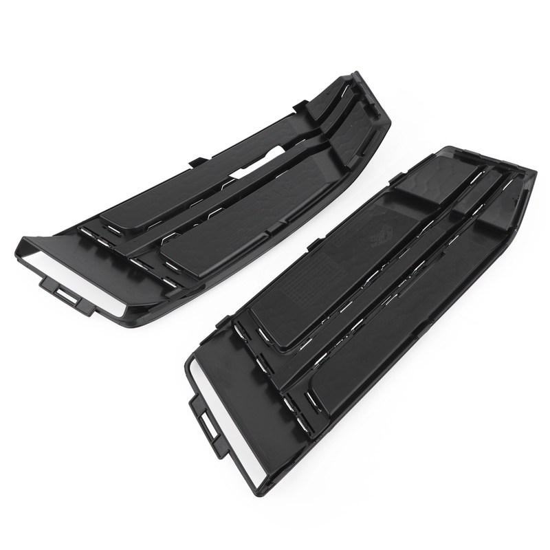 8W0807681F  8W0807682F Черный хром Решетка противотуманной фары переднего бампера для S4 A4 B9 S-LINE 2016 2017 2018  8W0-807-681-F  8W0-807-682-F