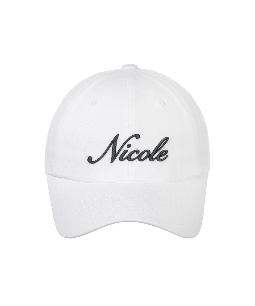 Кепка с вышивкой Nigaennikol Nicole_Белый Уголь