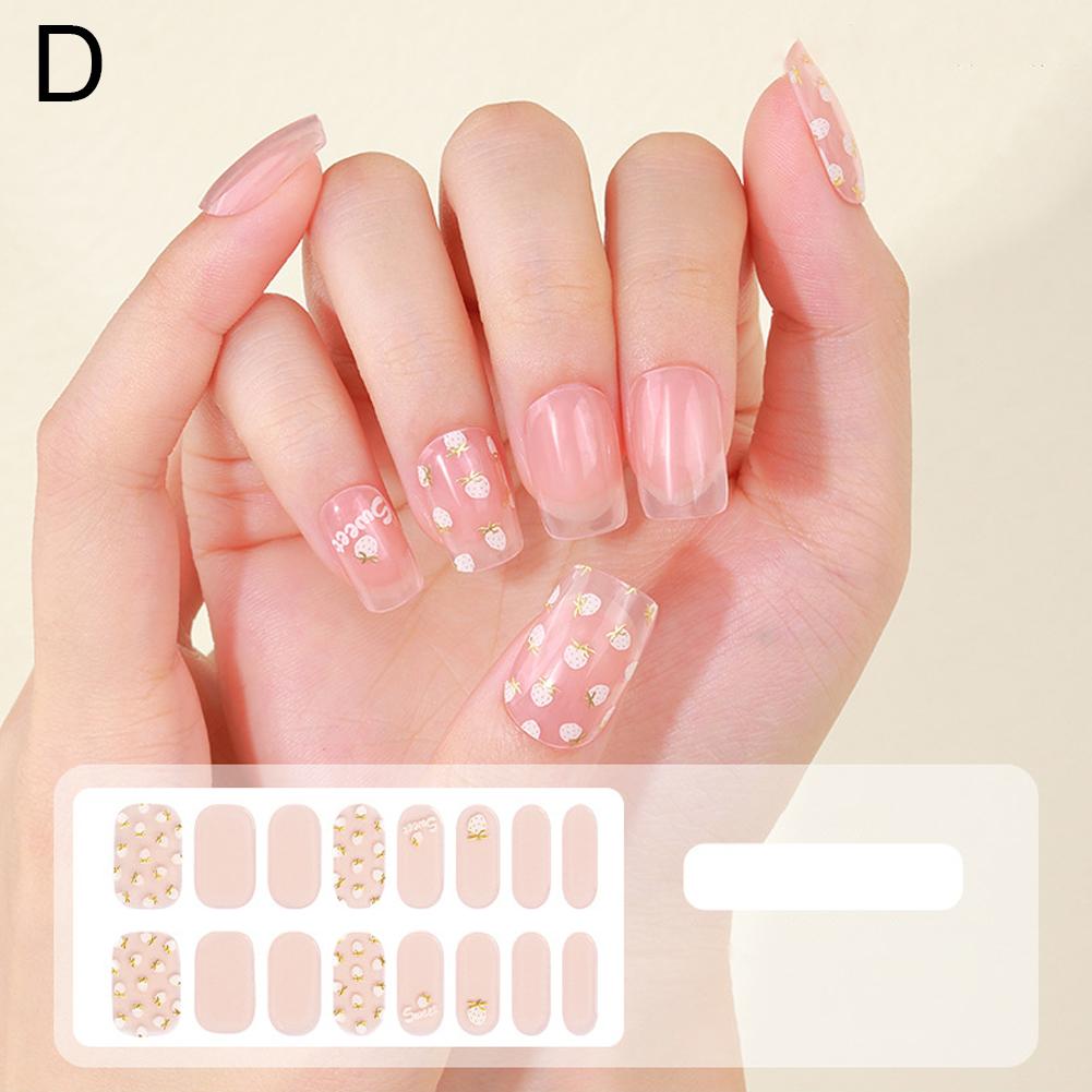 Лак для ногтей Novidades Designer Women Salon Nail Decals Sticker Pure Solid Tips Nail Self set Co K7H2