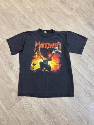 Редкая винтажная футболка Manowar Triumph Of Steel World Tour 1992