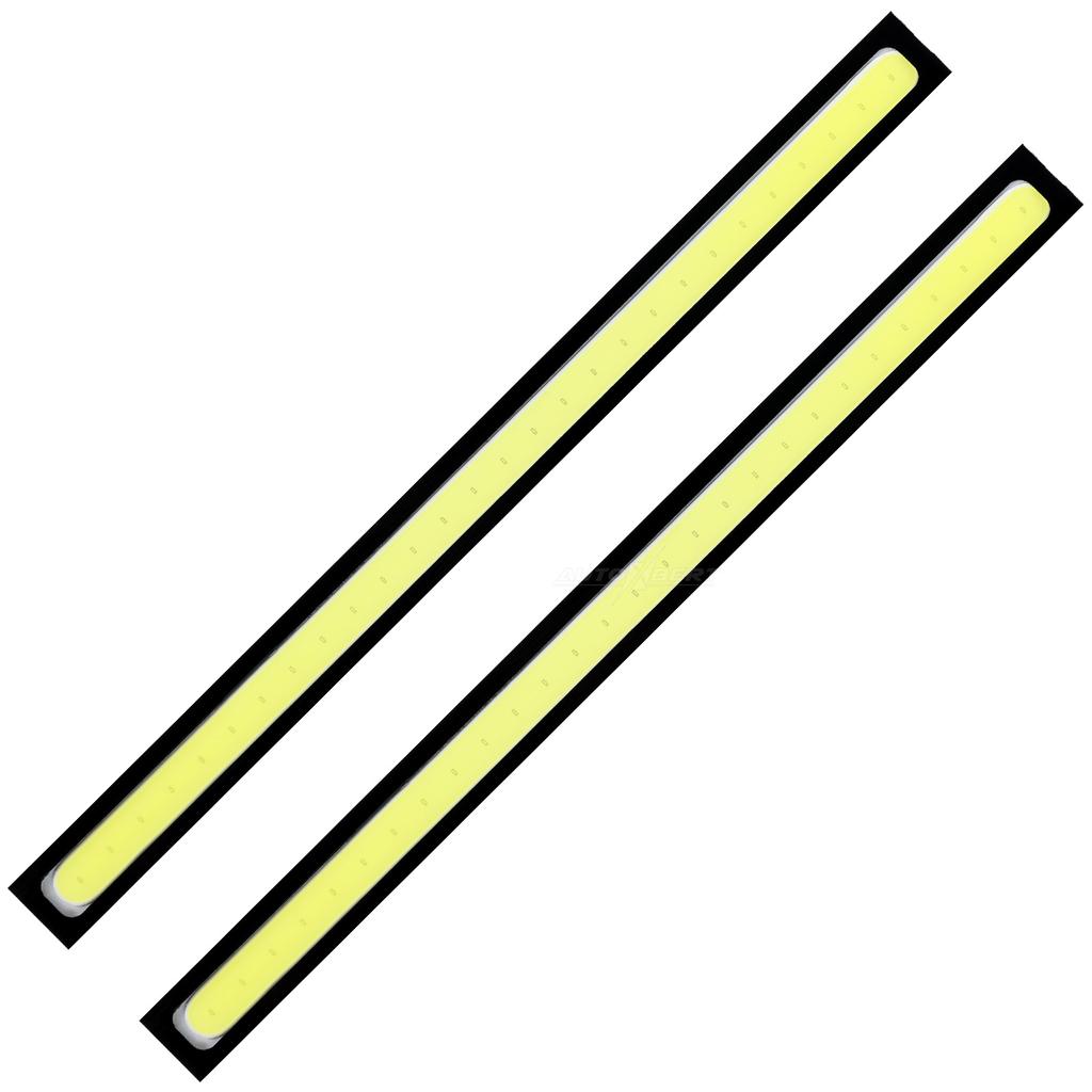 2 шт. светодиодный фонарь для салона грузовика, дневные ходовые огни, светодиодная лента DRL COB, передняя и задняя фара, противотуманные фары для автомобиля, грузовика, мотоцикла