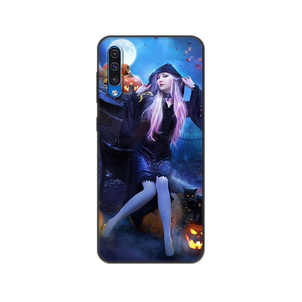 Черный чехол из ТПУ для Samsung Galaxy A50 50S A30S A10 A01 A11 A21S A31 A41 A51 A71 M21 M30S S10 LITE oracle de la nuit dark light