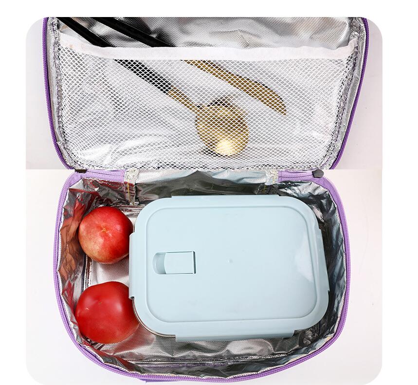 Детские сумки для обеда для школы, пикника, мультфильма, для детей и взрослых, сумка Bento, сумка из алюминиевой фольги, термоизоляционный пакет со льдом, портативный