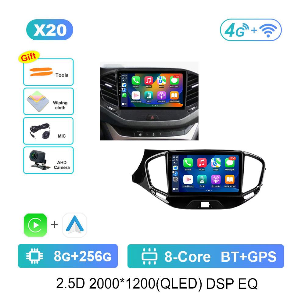 Bluetooth WiFi GPS Навигация Android 14 Система для LADA Vesta Cross Sport 2015 - 2020 IPS Экран Автомобильный Радио Мультимедийный проигрыватель 4G