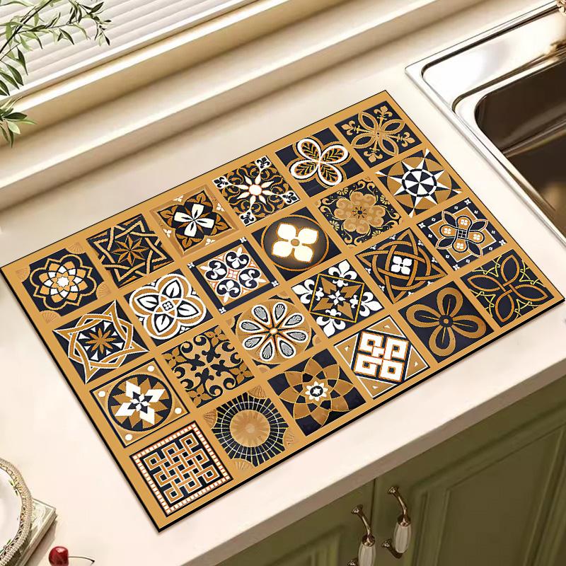 Коврик для сушки посуды Коврик для кухни Впитывающий коврик для сушки посуды Впитывающий коврик для сушки посуды Коврик для кухни Принадлежности для ковров
