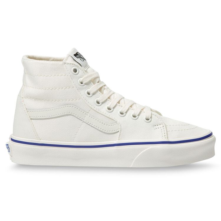 Vans Sk8 Ретро Высокие Кеды для Скейтбординга Унисекс Кроссовки Белые Синие VN0A4U164U3