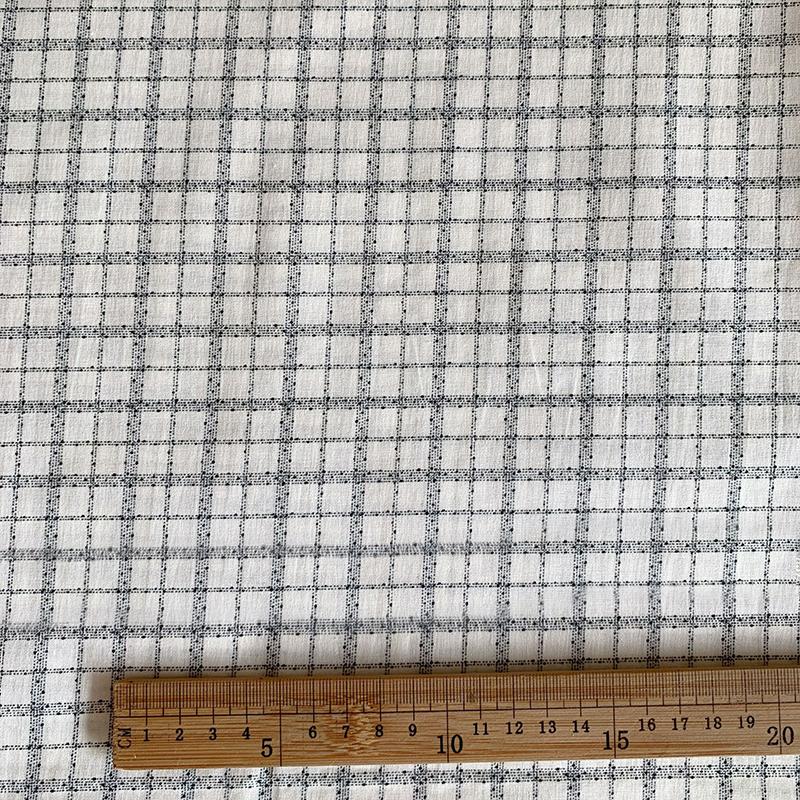 1м 100% Хлопковая Ткань Синяя Клетка Горошек Цветочный Цифровая Печать Ткань для Одежды Домашней Одежды Постельного Белья Скатертей Штор DIY