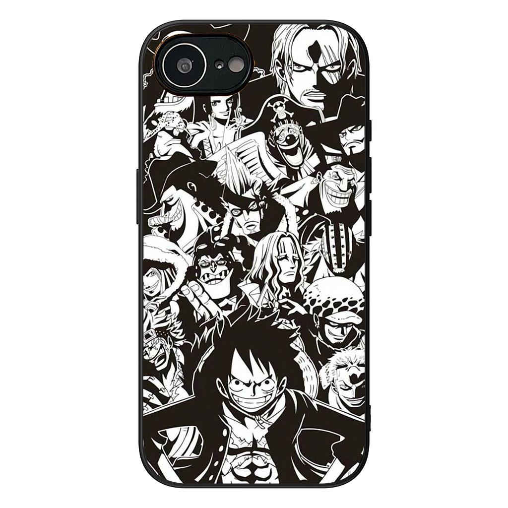 Cover for Apple iPhone 16 15 14 Plus 13 12 Mini 17 Pro Max + ProMax 16E Air Phone Case Roronoa One Pieces Luffy Zoro
