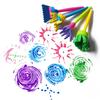 4pcs/set  Painting Tools Drawaing Toys Flower Stamp Sponge Brush Set Art Supplies for Kids Crafts Toy