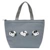 Nakajima Corporation Peanuts Snoopy Gradient Joe Cool Insulated Mini Tote H20 X W30 X D10cm Bag, Gray, 214331-25,