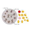 Honeycomb Mold Silicone Baking Accessories Bee 3D DIY Sugar Craft Chocolate Cutter Mould Fondant Cake Decorating Tool