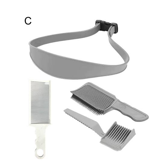3/4 шт./набор парикмахерских расчесок для стрижки волос силиконовый шаблон для бритья шеи позиционирование смешивание изогнутая машинка для стрижки волос парикмахерские аксессуары для стрижки