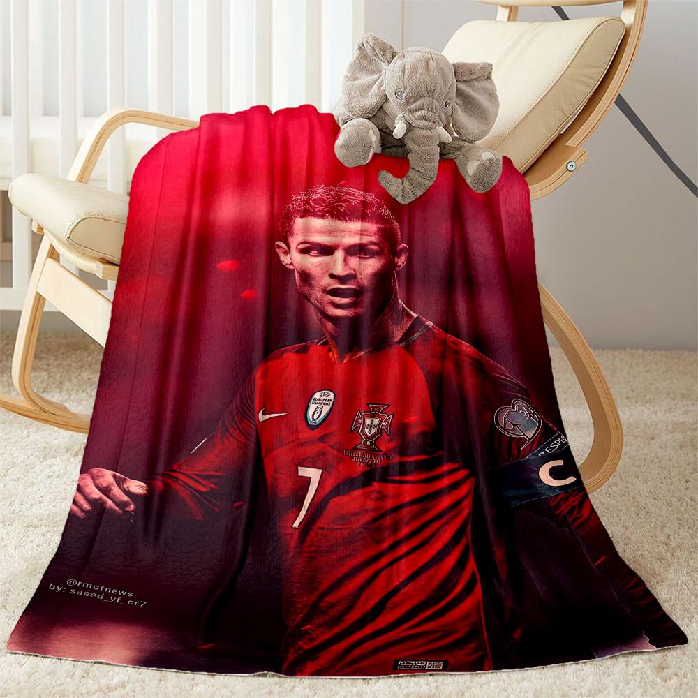 Cristiano Ronaldo Blanket Warmthful Decor Suitable For Office Chair Livingroom Chair For All Occasions Modern Best Holiday Gift For Friends Family