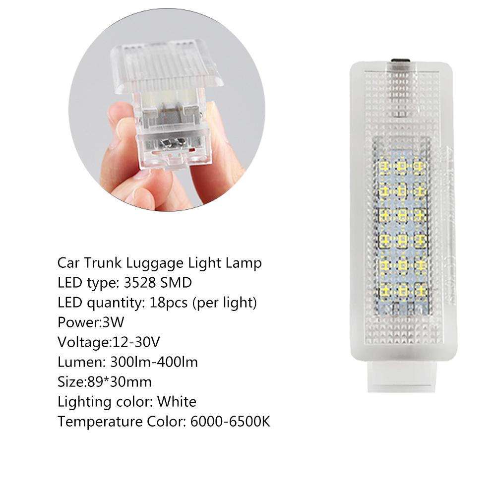 For VW GOLF 5/6/7 Trunk Boot Lights For Volkswagen Jetta Passat 6000K 1/2PCS Waterproof No Error Car Led Luggage Lights Bulbs 7